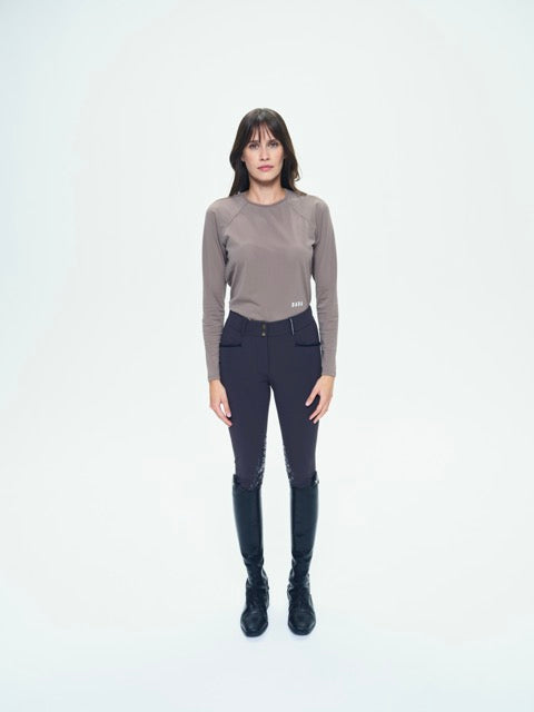 Jazz - Micro-Perforated Long-Sleeve Equestrian T-Shirt