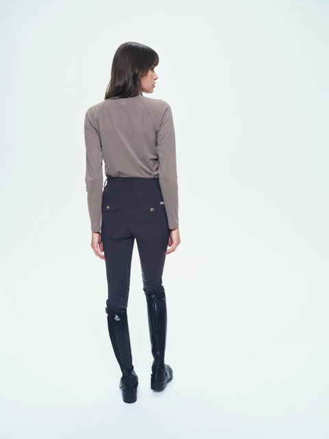 Jazz - Micro-Perforated Long-Sleeve Equestrian T-Shirt
