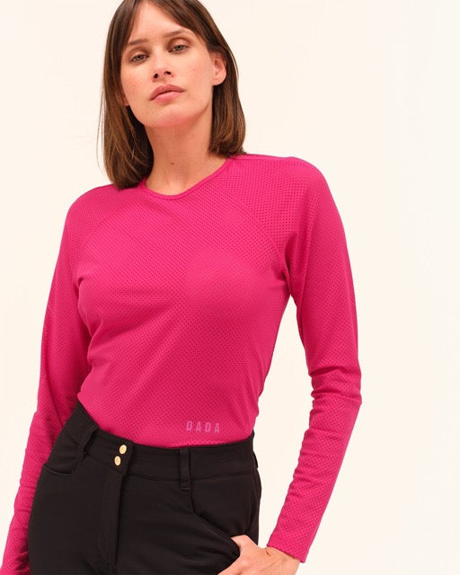 Jazz - Micro-Perforated Long-Sleeve Equestrian T-Shirt
