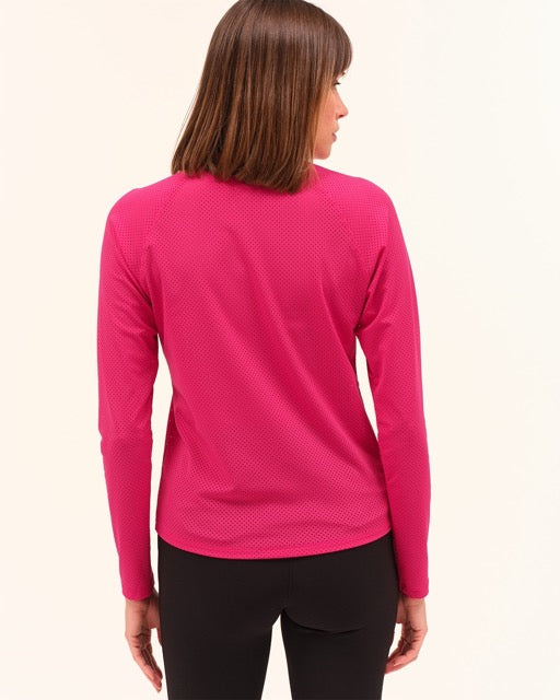 Jazz - Micro-Perforated Long-Sleeve Equestrian T-Shirt