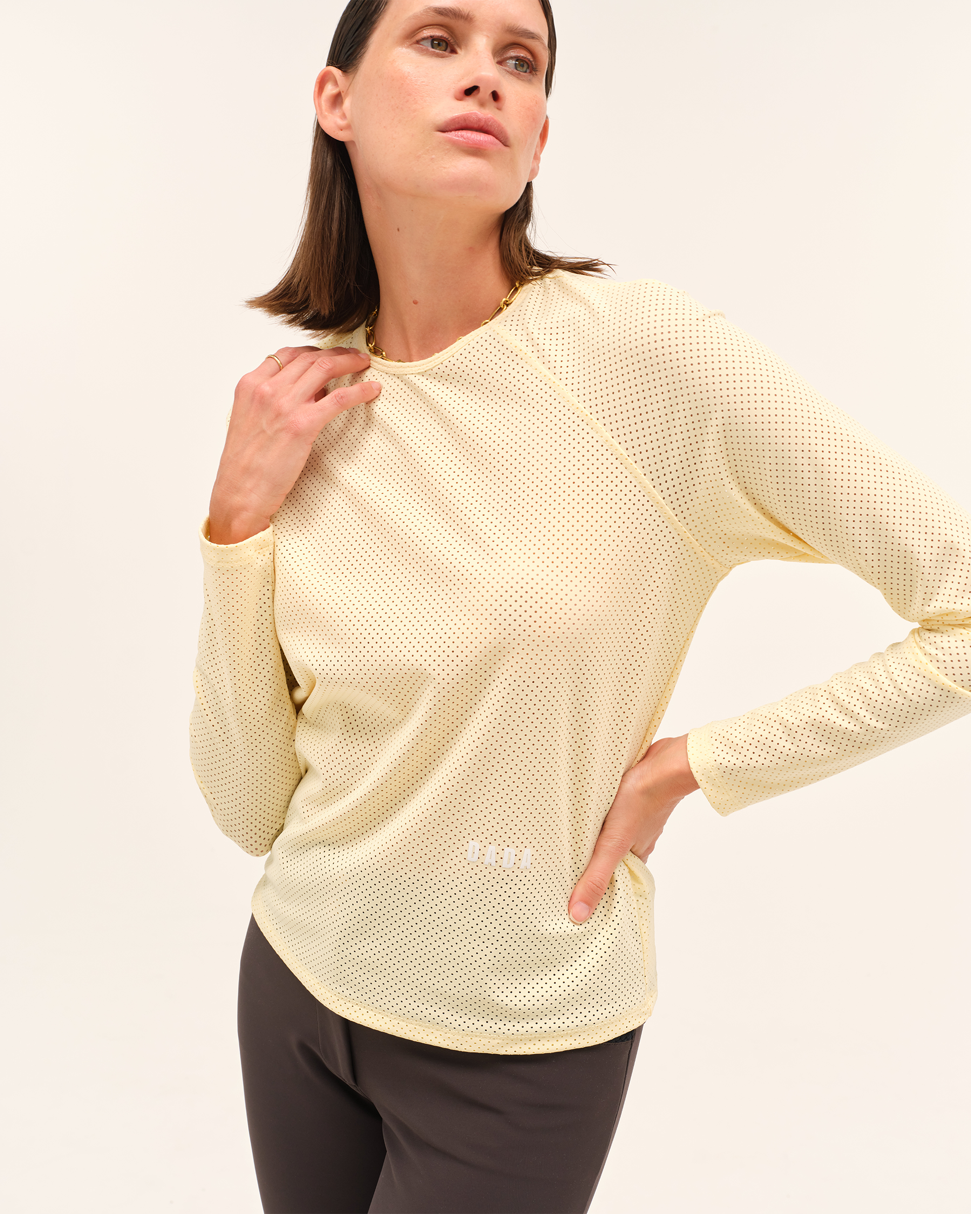 Jazz - Micro-Perforated Long-Sleeve Equestrian T-Shirt