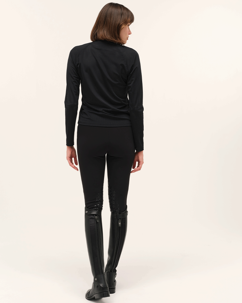 Jazz - Micro-Perforated Long-Sleeve Equestrian T-Shirt