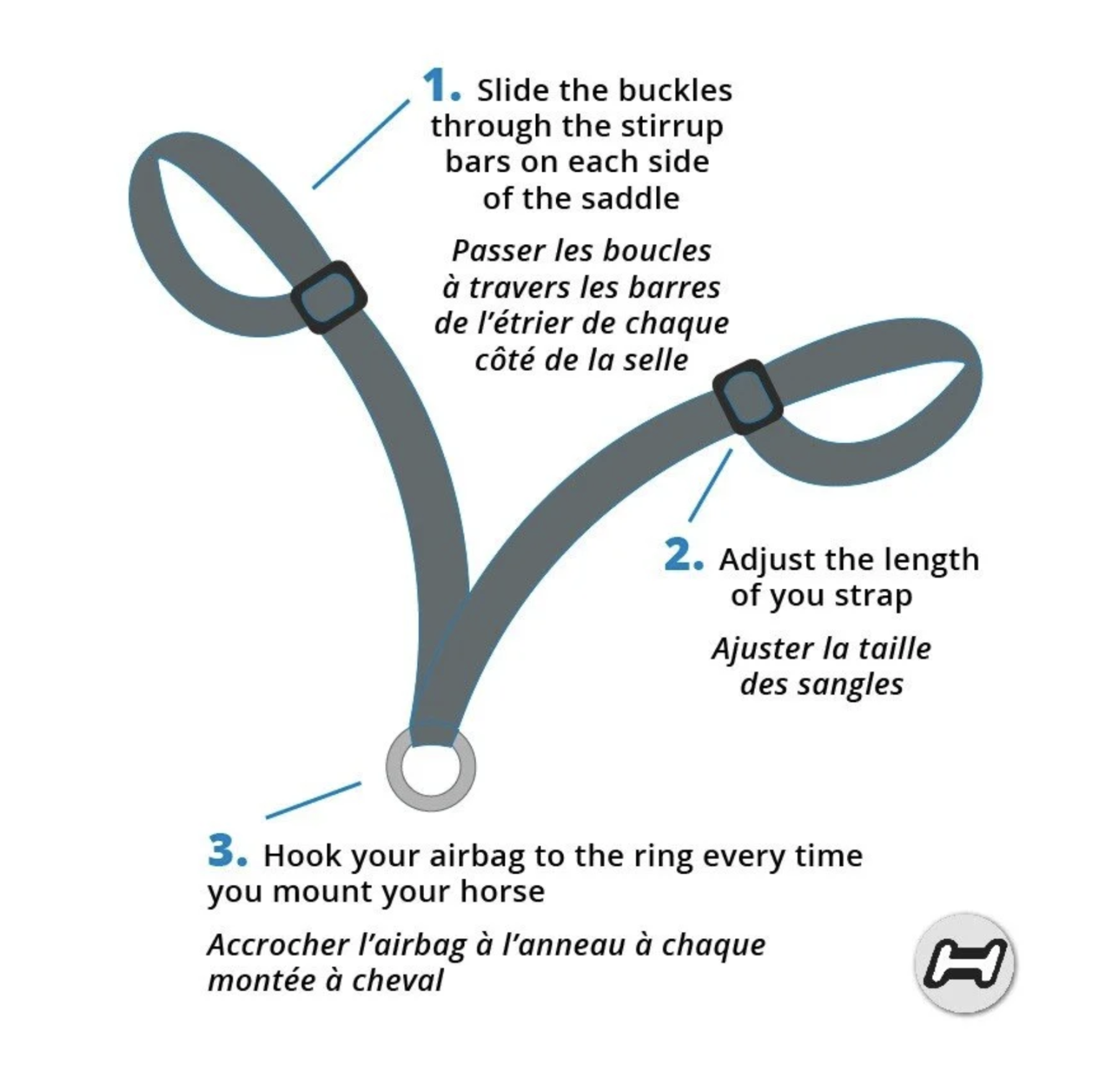 Saddle Attachment for Air Vest